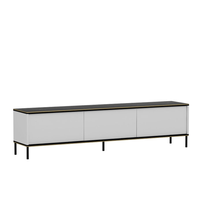 Hanah Home Soporte de TV Blanco con Estantes